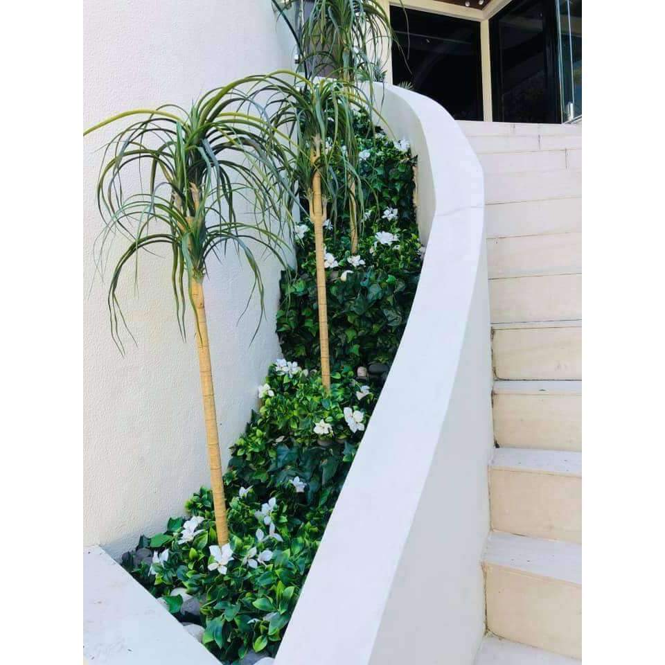 A 30cm long White Flowering Jasmine Artificial Stem with realistic white petals, perfect for indoor and outdoor decor.