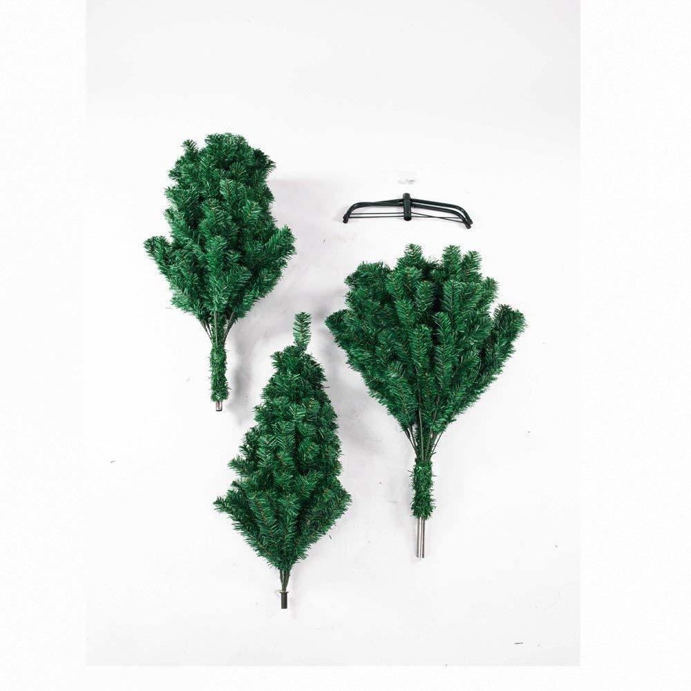 5.5FT Artificial Christmas Tree with 850 branches, showcasing a realistic spruce design and sturdy metal base.