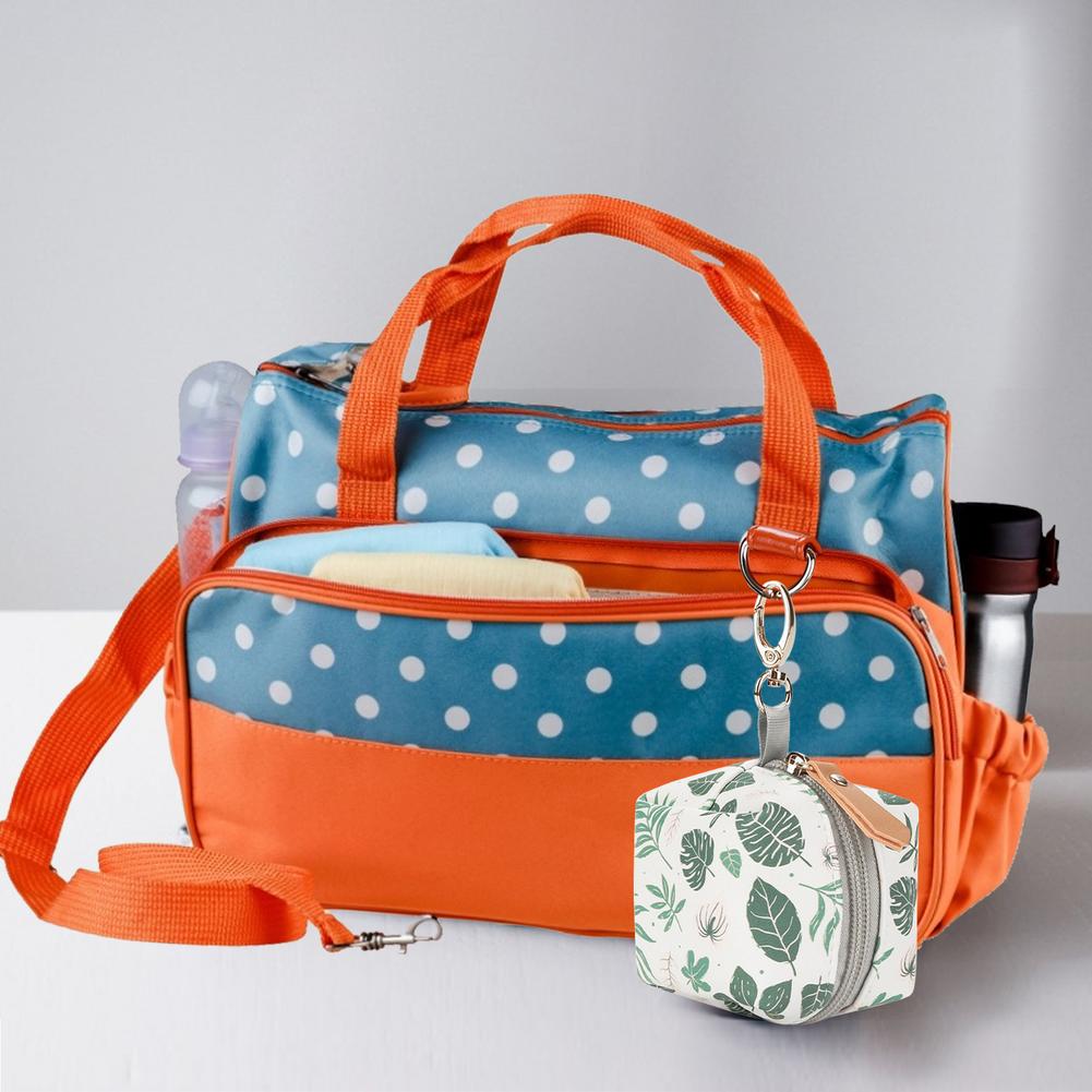 Baby Pacifier Holder Impervious Case featuring a sturdy zipper and stylish design, perfect for keeping pacifiers clean and secure.