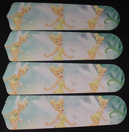 Four bookmarks with a fairy design.