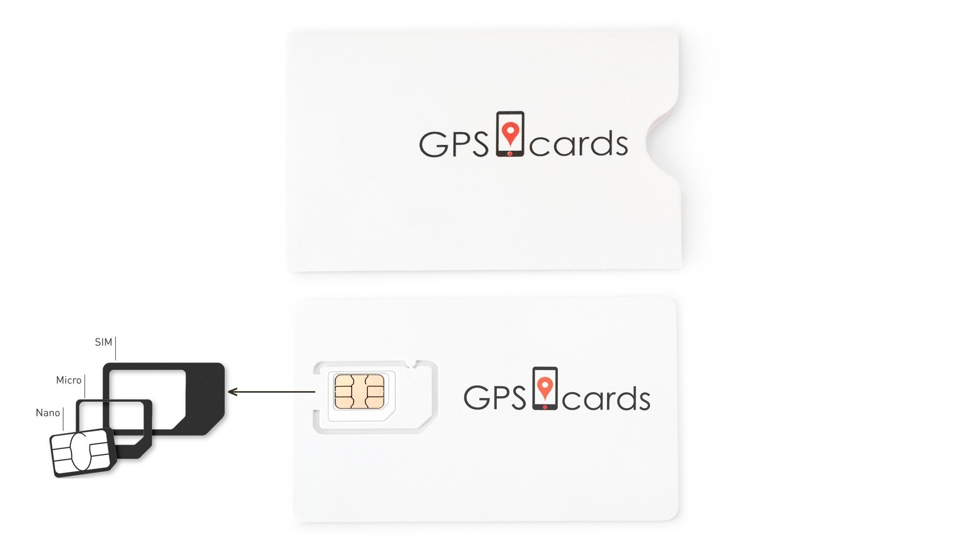 GPS Cards Sim for Magnetic GF07 Mini GPS Real Time Car Locator, showcasing its compact design and compatibility features.