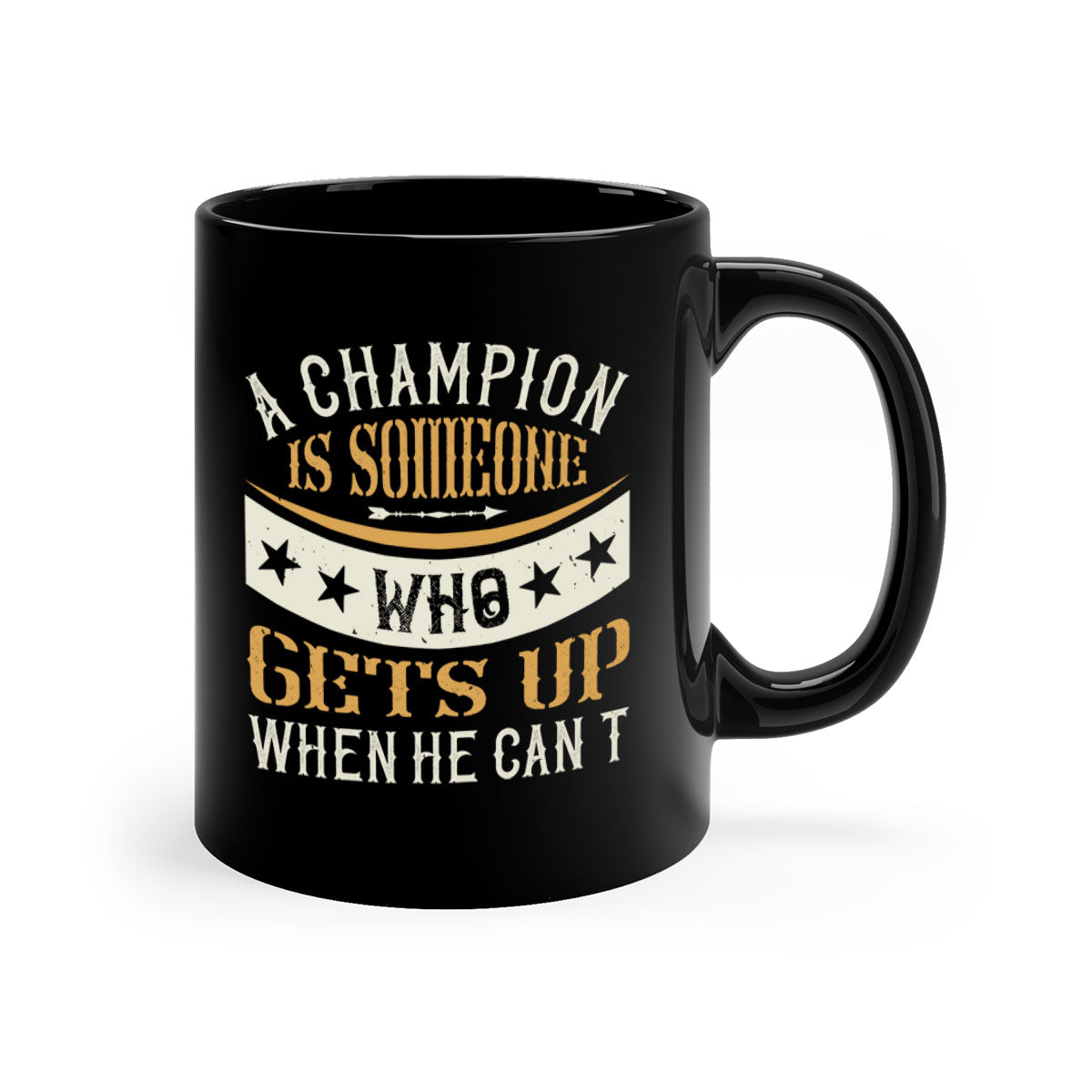 A stylish two-tone ceramic mug with a motivational quote, featuring a colored handle and glossy finish, available in multiple colors.