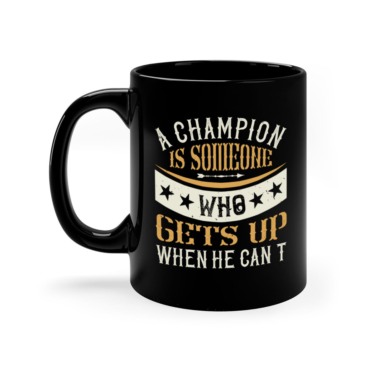 A stylish two-tone ceramic mug with a motivational quote, featuring a colored handle and glossy finish, available in multiple colors.