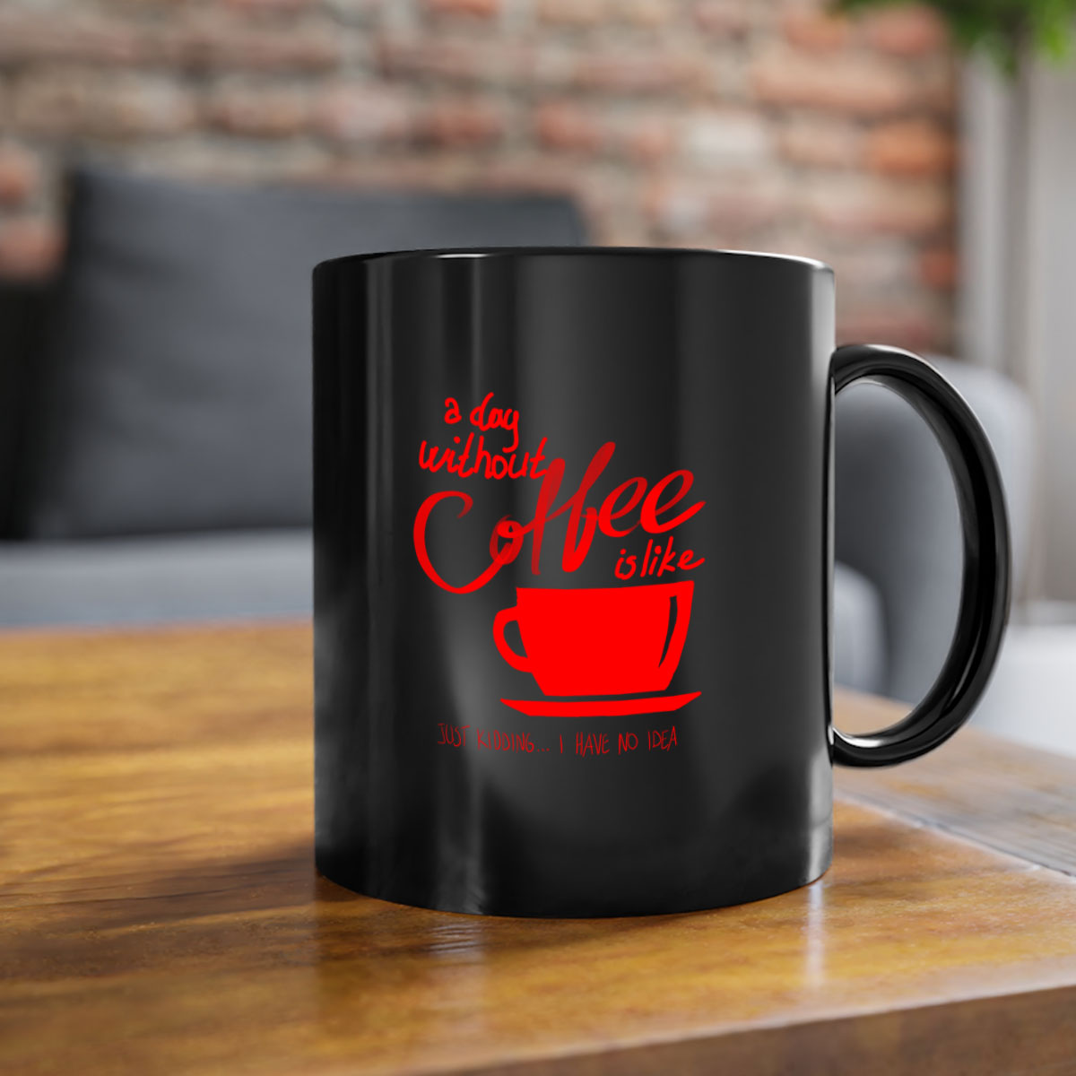 A stylish two-tone coffee mug with a glossy finish, featuring a colored handle and interior, available in multiple colors.