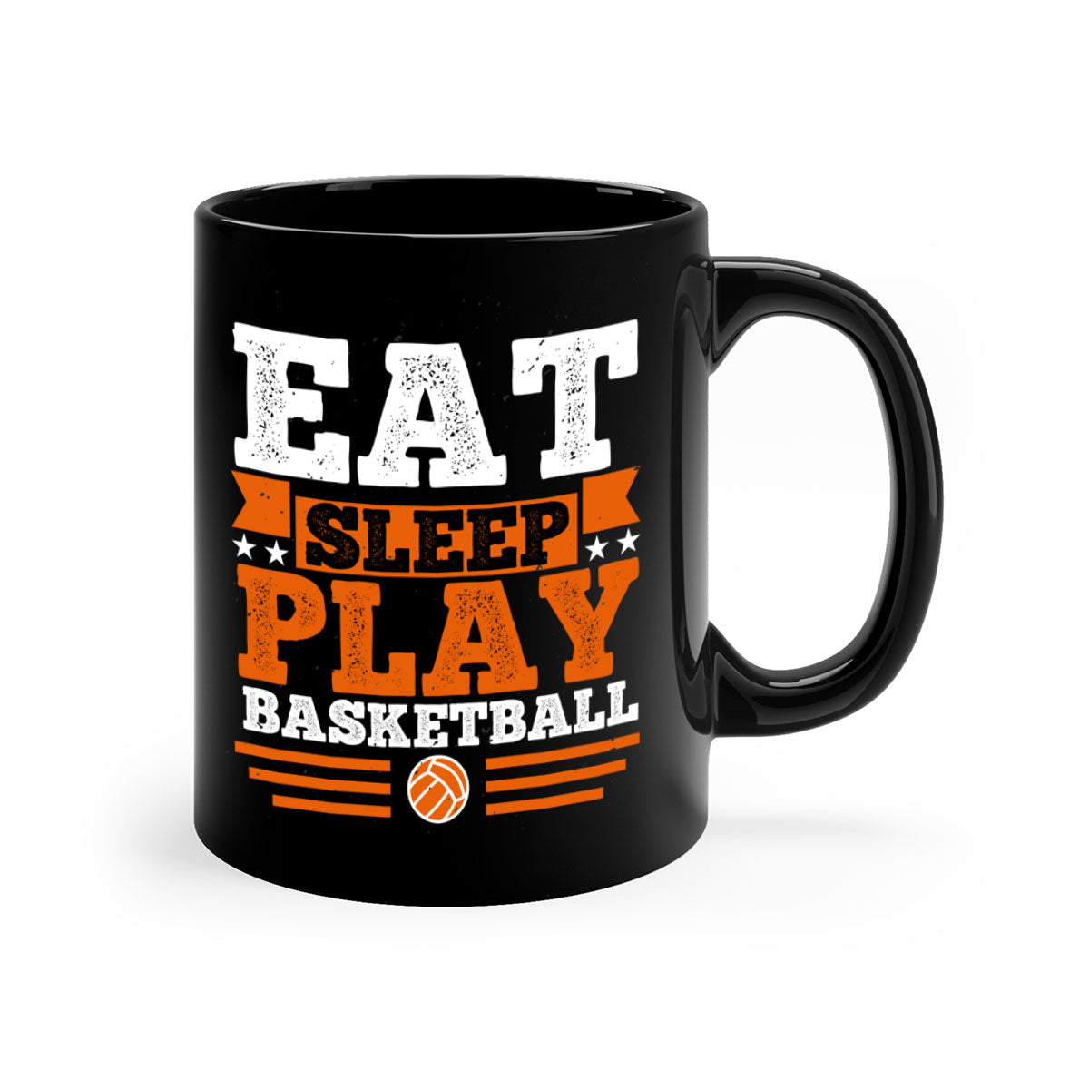 A stylish two-tone ceramic mug with a glossy finish, featuring a colored handle and interior, perfect for volleyball enthusiasts.