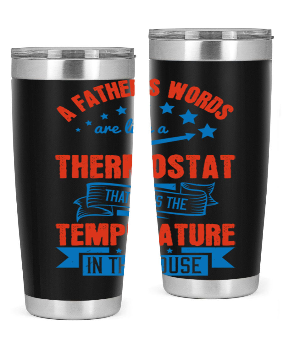 20oz and 30oz stainless steel tumblers with copper lining, featuring a press-in lid, designed to keep drinks hot or cold.