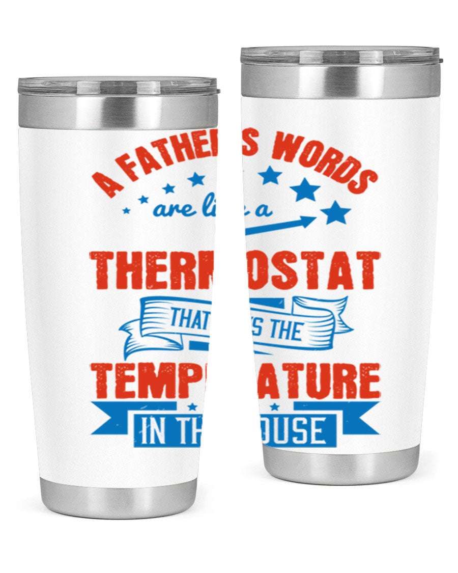 20oz and 30oz stainless steel tumblers with copper lining, featuring a press-in lid, designed to keep drinks hot or cold.