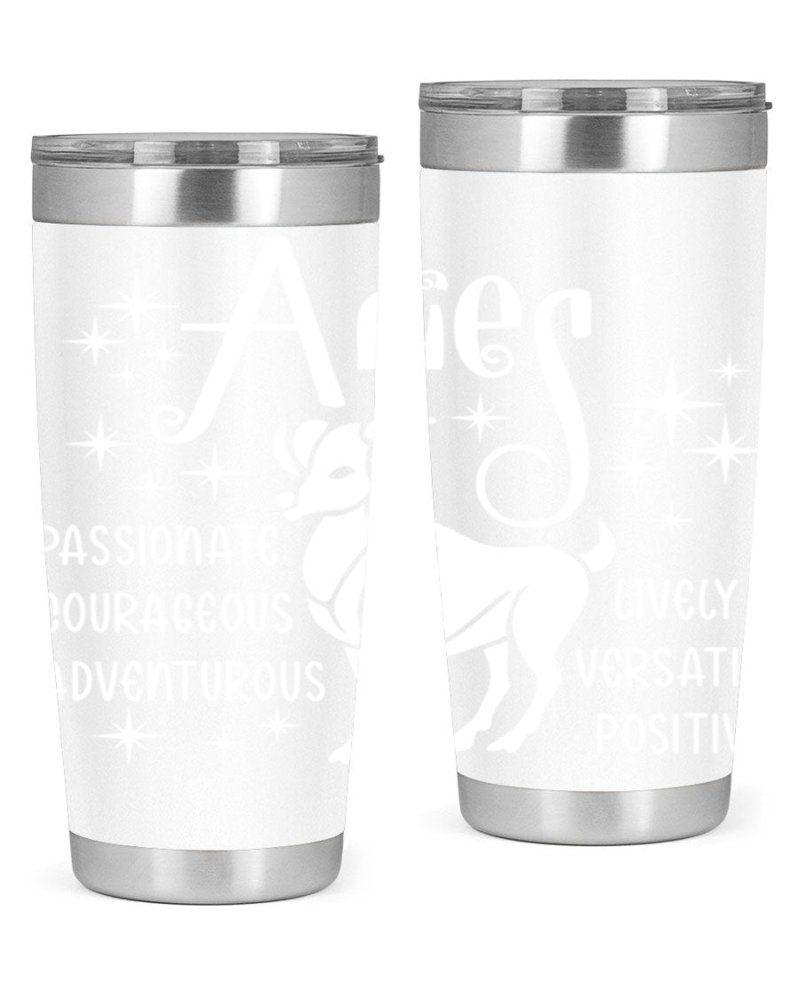 Aries 99# Tumbler showcasing a sleek design with double wall vacuum stainless steel and a press-in lid, perfect for hot and cold beverages.