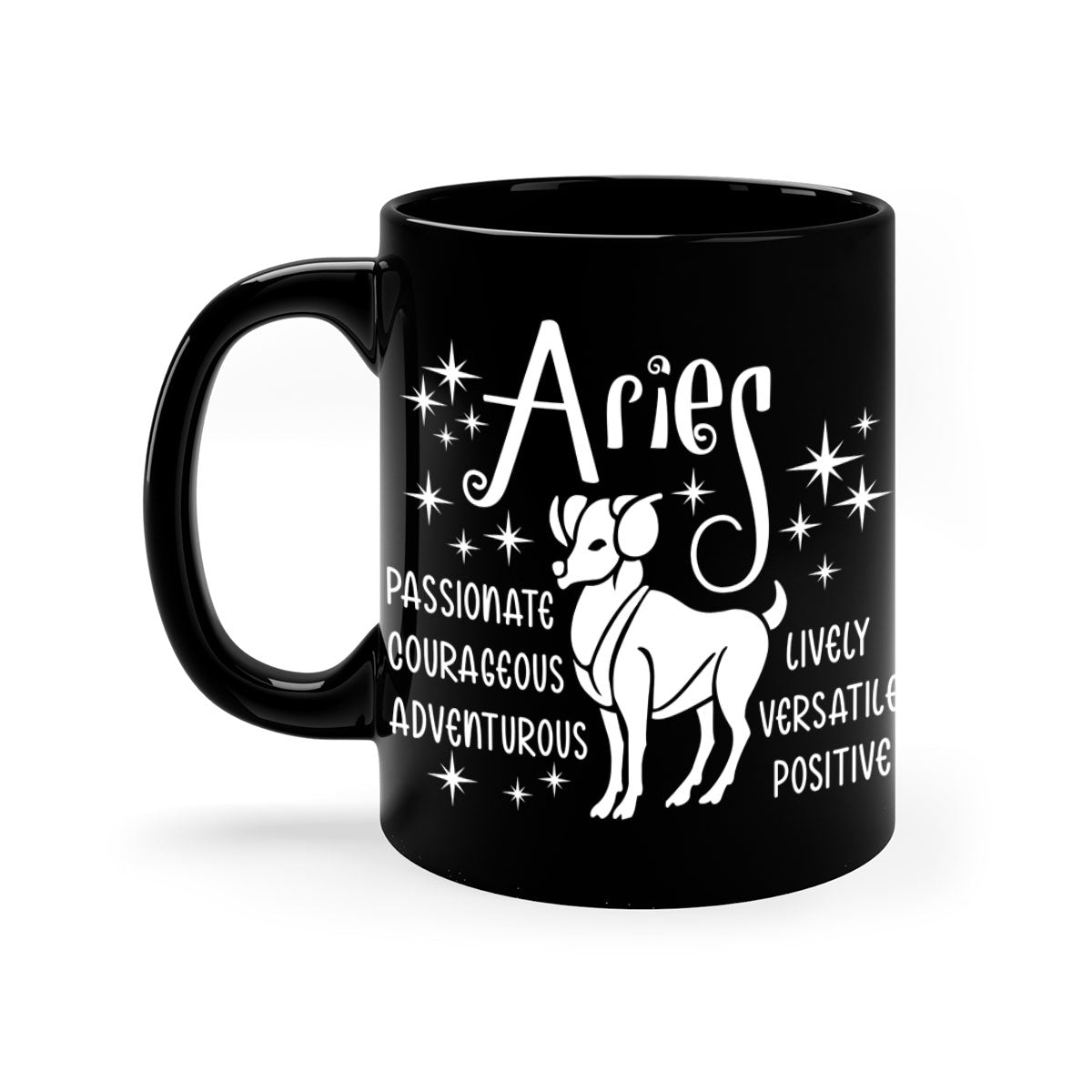 Aries 99# Mug featuring a two-tone design with a colored handle and interior, available in five colors, showcasing a glossy finish.