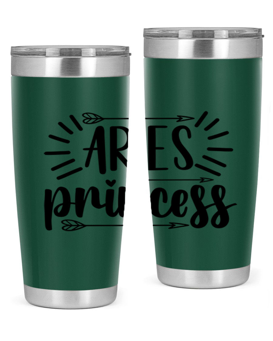 Aries Princess 115# Tumbler, a stylish 20oz stainless steel drinkware with a vibrant design, perfect for keeping beverages hot or cold.