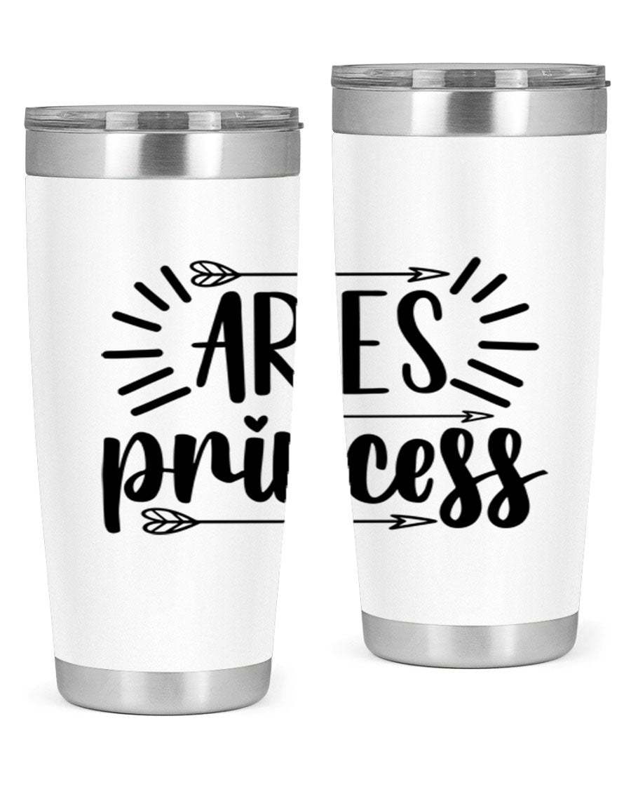 Aries Princess 115# Tumbler, a stylish 20oz stainless steel drinkware with a vibrant design, perfect for keeping beverages hot or cold.