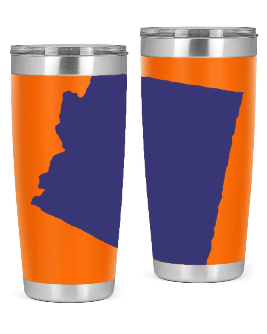 Arizona 48# Tumbler featuring a double wall vacuum design, copper lining, and a drink-thru lid, perfect for hot and cold beverages.