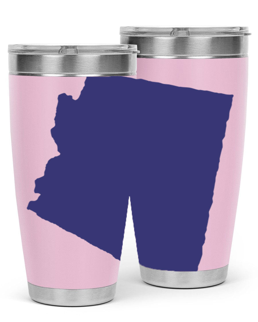 Arizona 48# Tumbler featuring a double wall vacuum design, copper lining, and a drink-thru lid, perfect for hot and cold beverages.