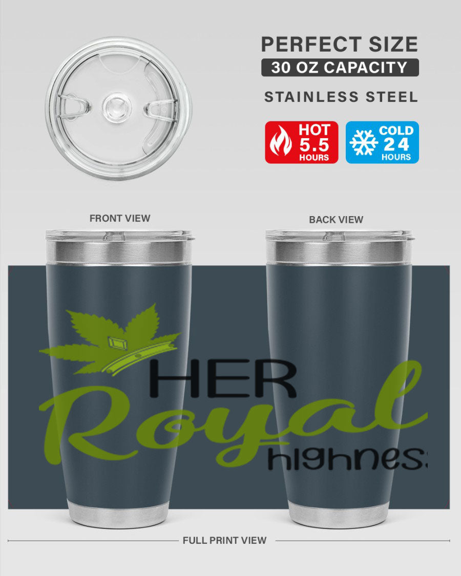 Artboard 14# marijuana tumbler, 20oz stainless steel with vibrant design, perfect for hot and cold beverages.