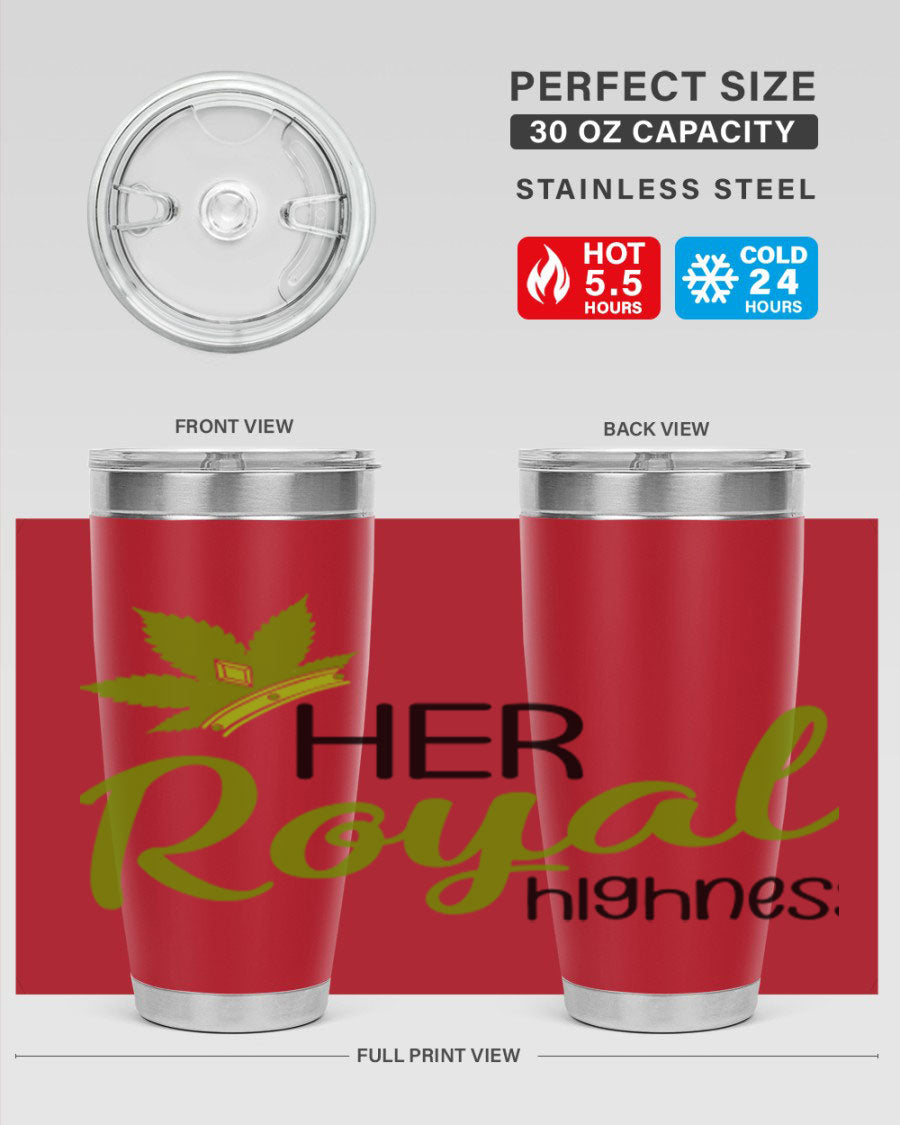 Artboard 14# marijuana tumbler, 20oz stainless steel with vibrant design, perfect for hot and cold beverages.