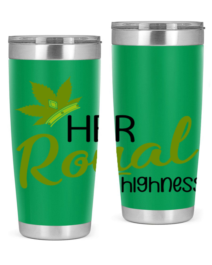 Artboard 14# marijuana tumbler, 20oz stainless steel with vibrant design, perfect for hot and cold beverages.