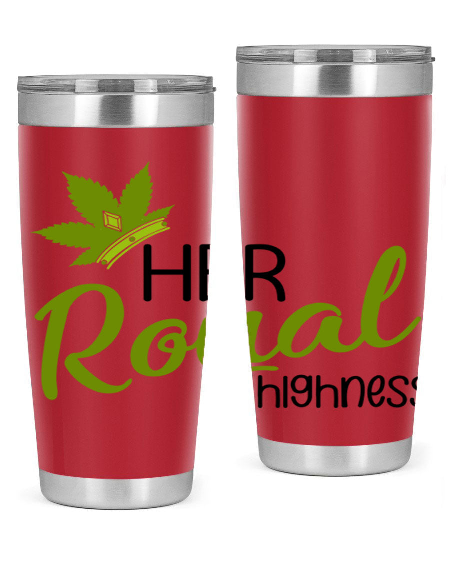 Artboard 14# marijuana tumbler, 20oz stainless steel with vibrant design, perfect for hot and cold beverages.