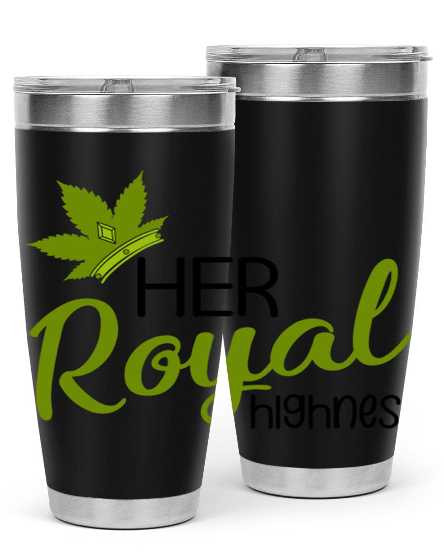 Artboard 14# marijuana tumbler, 20oz stainless steel with vibrant design, perfect for hot and cold beverages.