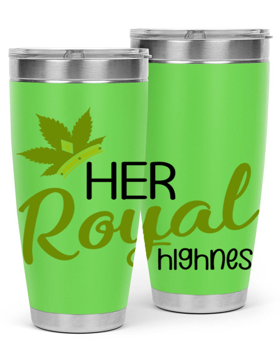 Artboard 14# marijuana tumbler, 20oz stainless steel with vibrant design, perfect for hot and cold beverages.