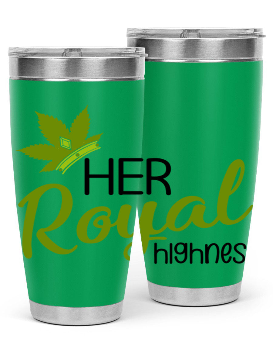 Artboard 14# marijuana tumbler, 20oz stainless steel with vibrant design, perfect for hot and cold beverages.