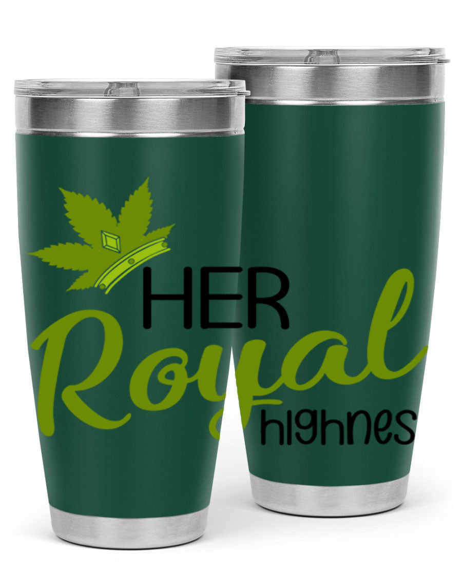 Artboard 14# marijuana tumbler, 20oz stainless steel with vibrant design, perfect for hot and cold beverages.