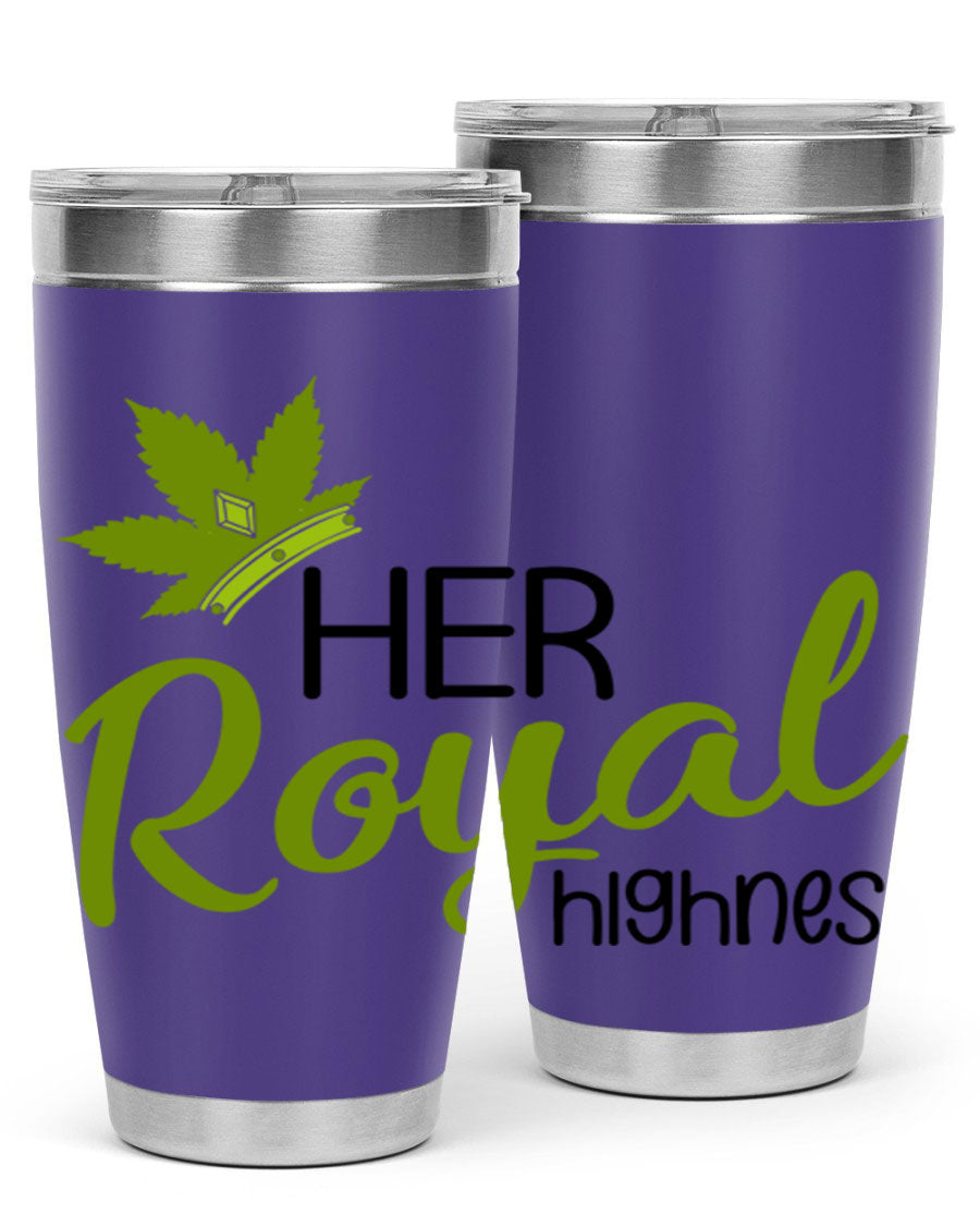 Artboard 14# marijuana tumbler, 20oz stainless steel with vibrant design, perfect for hot and cold beverages.