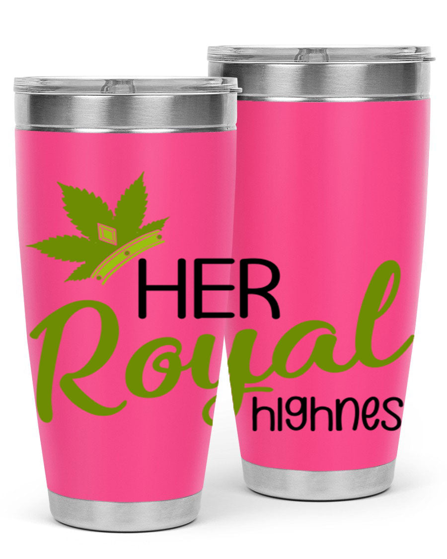 Artboard 14# marijuana tumbler, 20oz stainless steel with vibrant design, perfect for hot and cold beverages.