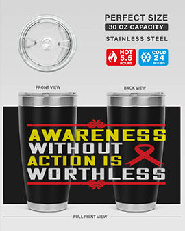 A stylish 20oz stainless steel tumbler with a motivational quote, featuring a double wall vacuum design and a drink-thru lid, perfect for hot and cold beverages.