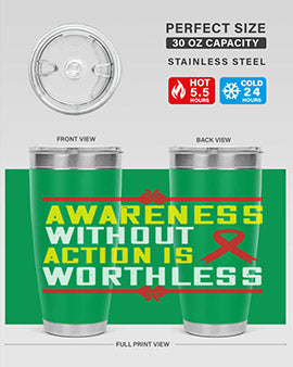 A stylish 20oz stainless steel tumbler with a motivational quote, featuring a double wall vacuum design and a drink-thru lid, perfect for hot and cold beverages.