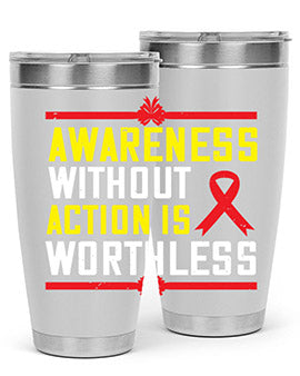 A stylish 20oz stainless steel tumbler with a motivational quote, featuring a double wall vacuum design and a drink-thru lid, perfect for hot and cold beverages.