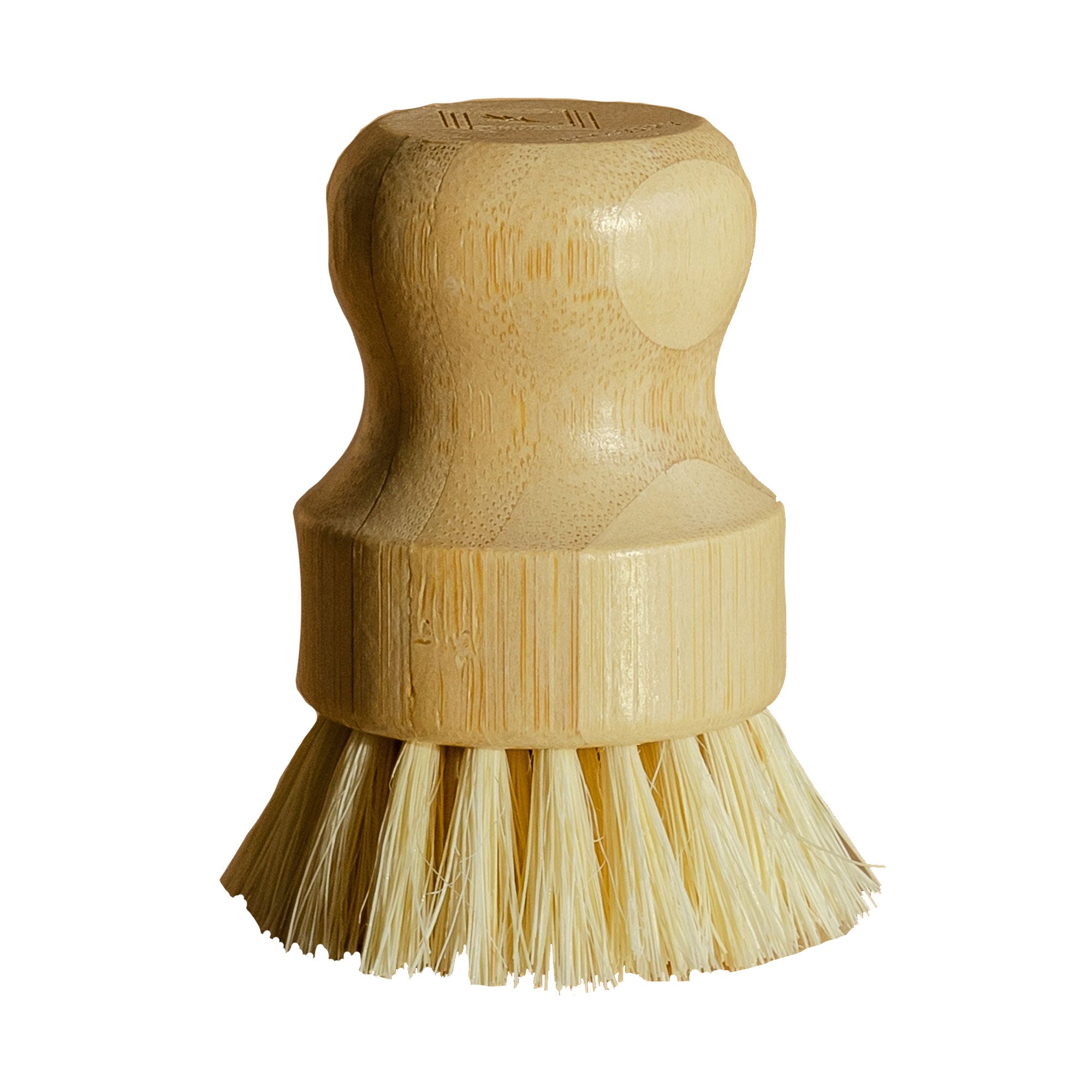 Eco-friendly Bamboo Sisal Fiber Dish Brush with natural bamboo handle and firm bristles for effective cleaning.