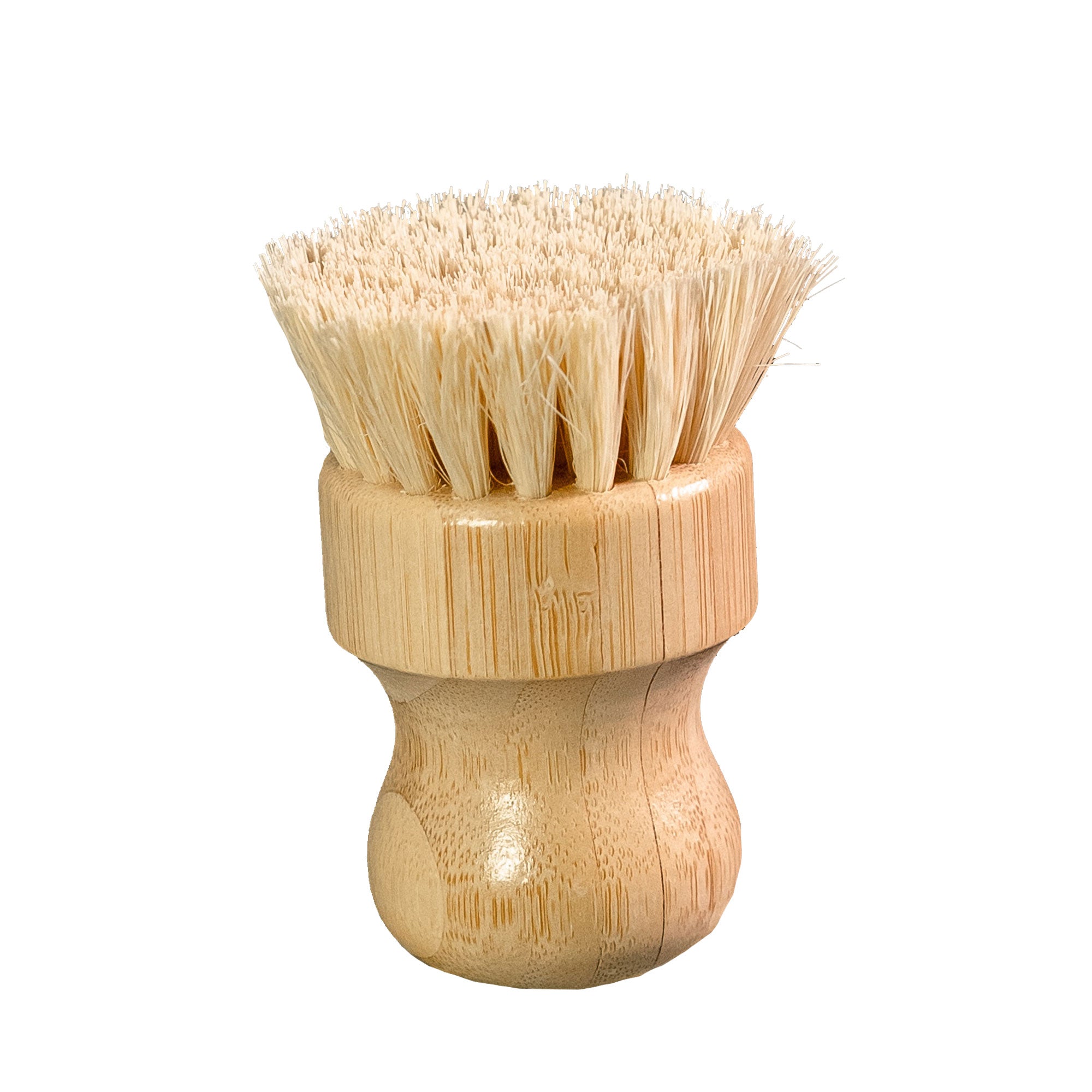 Eco-friendly Bamboo Sisal Fiber Dish Brush with natural bamboo handle and firm bristles for effective cleaning.