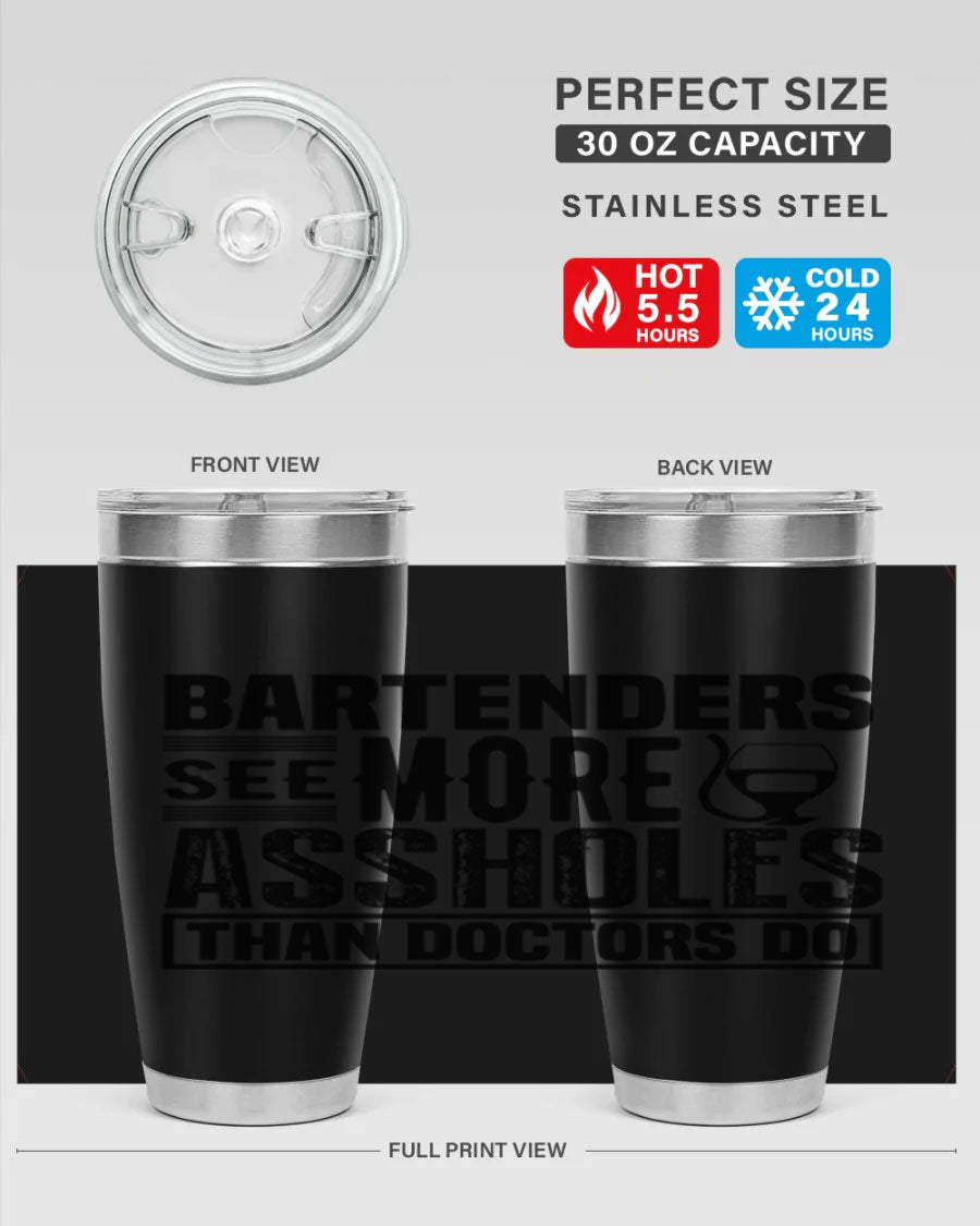 Bartenders see more Style 5# 20oz tumbler in stainless steel with copper lining, featuring a drink-thru lid, ideal for hot and cold beverages.