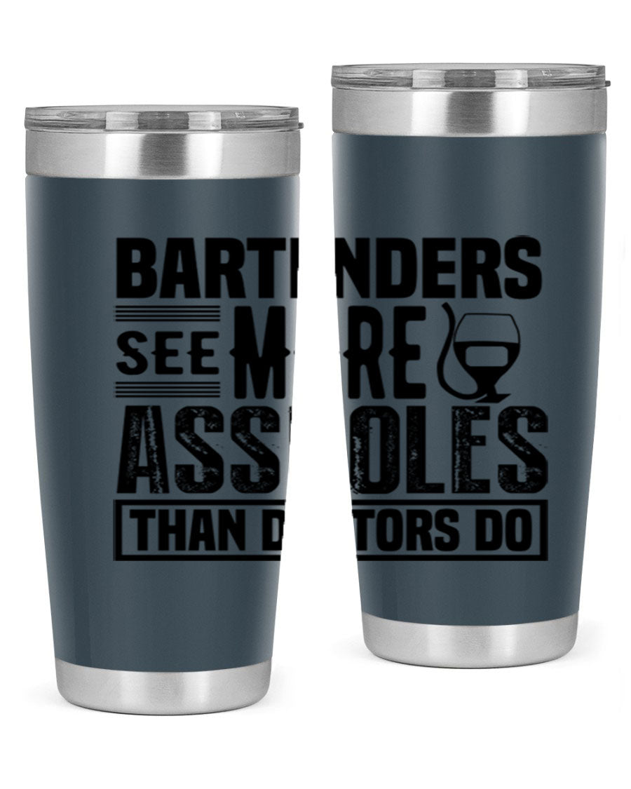 Bartenders see more Style 5# 20oz tumbler in stainless steel with copper lining, featuring a drink-thru lid, ideal for hot and cold beverages.