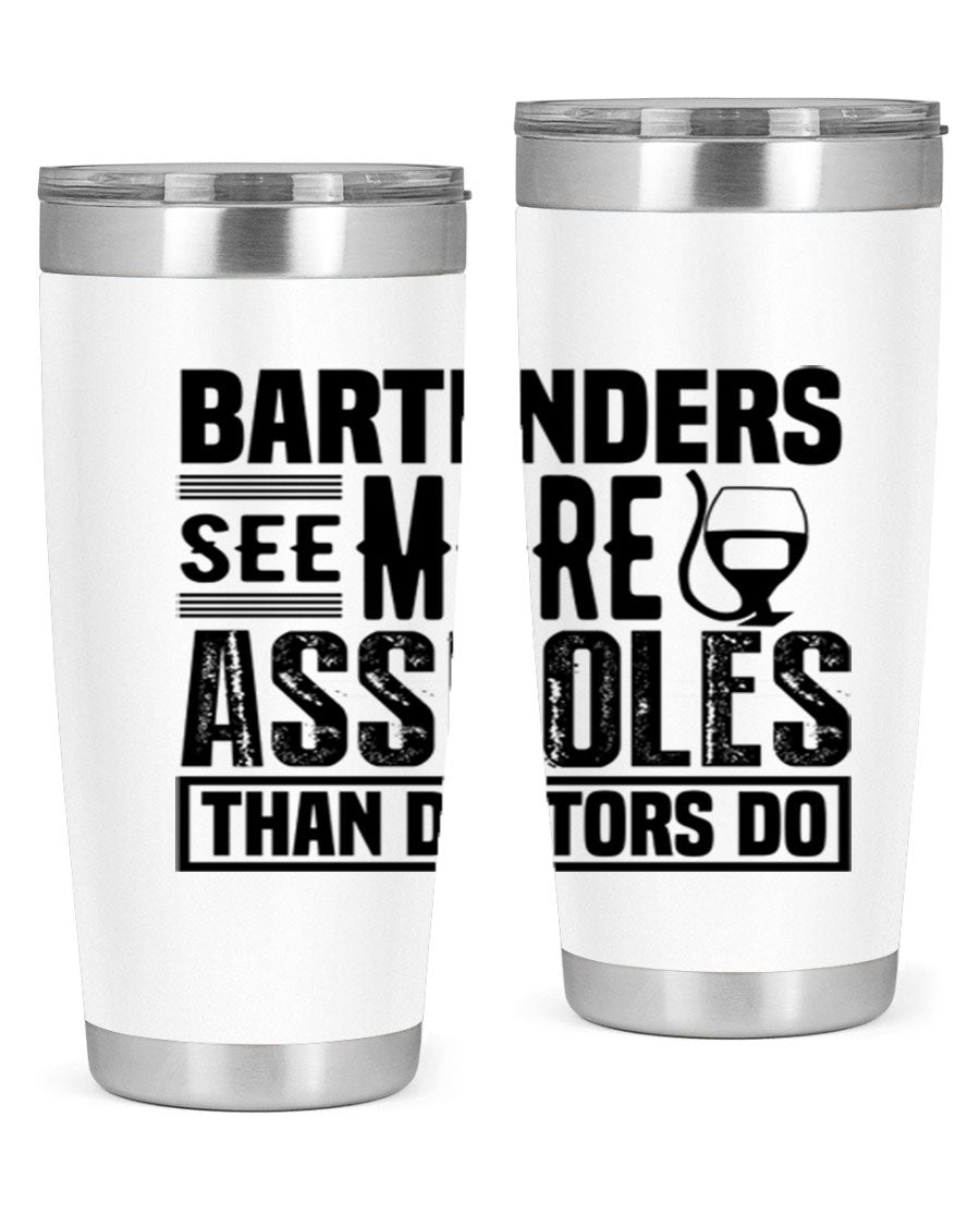 Bartenders see more Style 5# 20oz tumbler in stainless steel with copper lining, featuring a drink-thru lid, ideal for hot and cold beverages.