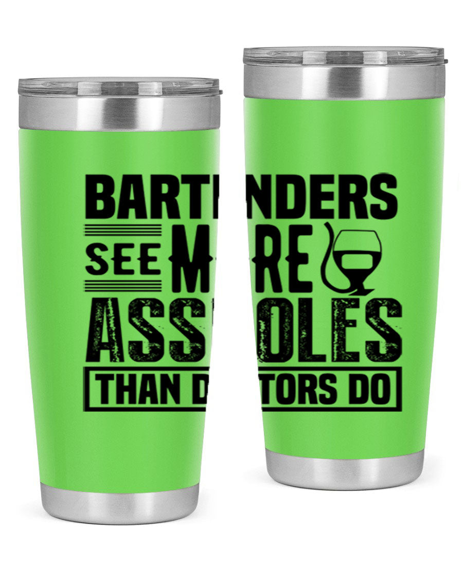 Bartenders see more Style 5# 20oz tumbler in stainless steel with copper lining, featuring a drink-thru lid, ideal for hot and cold beverages.