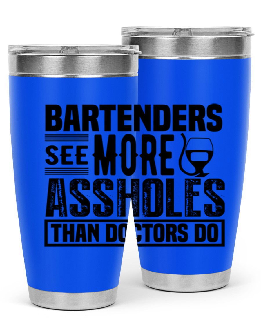 Bartenders see more Style 5# 20oz tumbler in stainless steel with copper lining, featuring a drink-thru lid, ideal for hot and cold beverages.