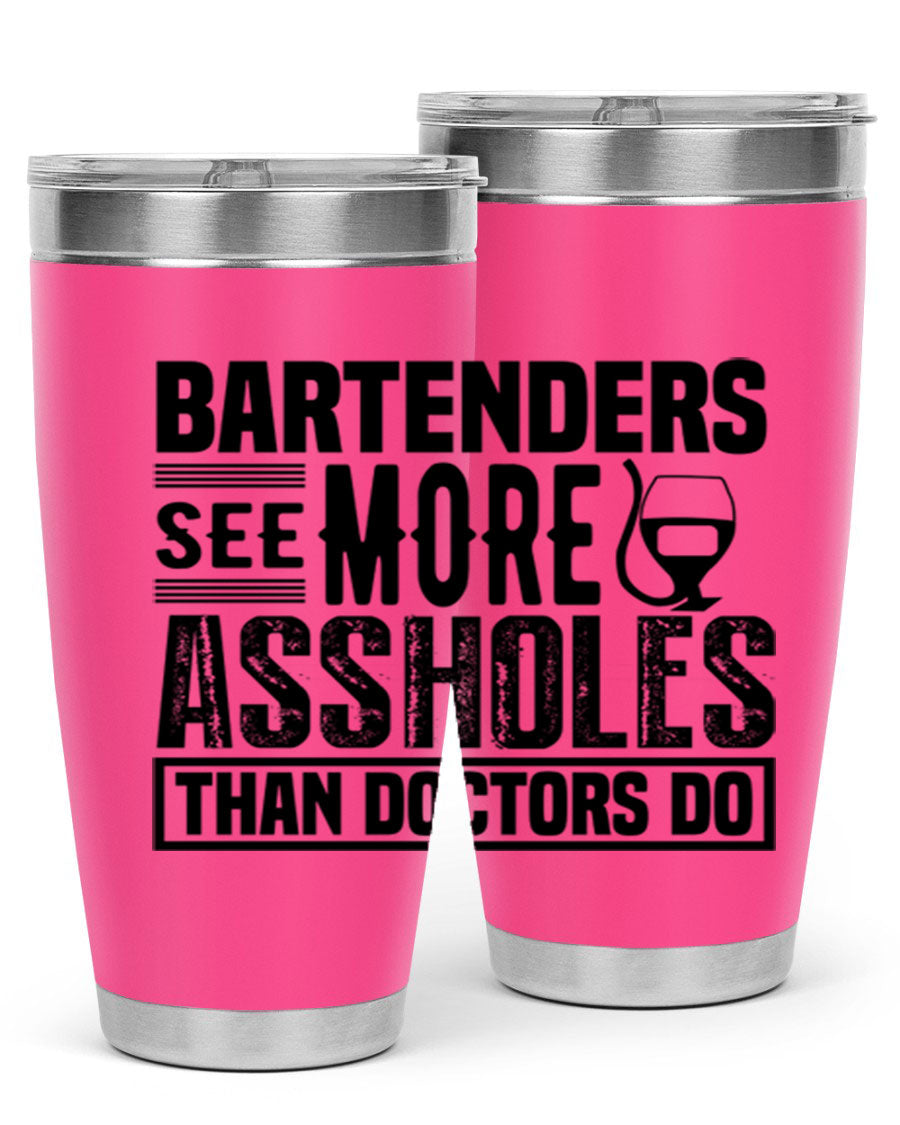 Bartenders see more Style 5# 20oz tumbler in stainless steel with copper lining, featuring a drink-thru lid, ideal for hot and cold beverages.