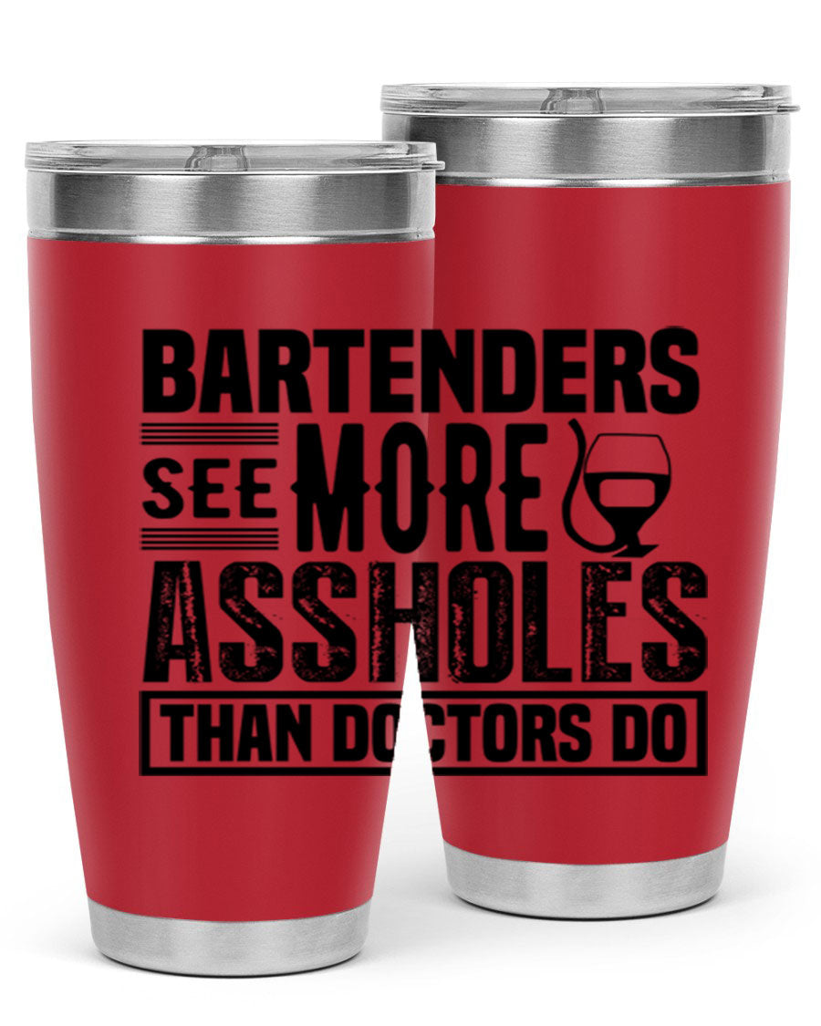 Bartenders see more Style 5# 20oz tumbler in stainless steel with copper lining, featuring a drink-thru lid, ideal for hot and cold beverages.