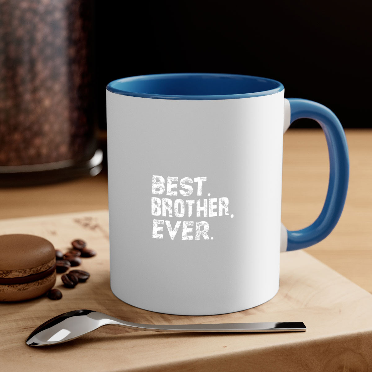 Best brother everz 2# mug with colorful handle and glossy finish, available in multiple colors and sizes.