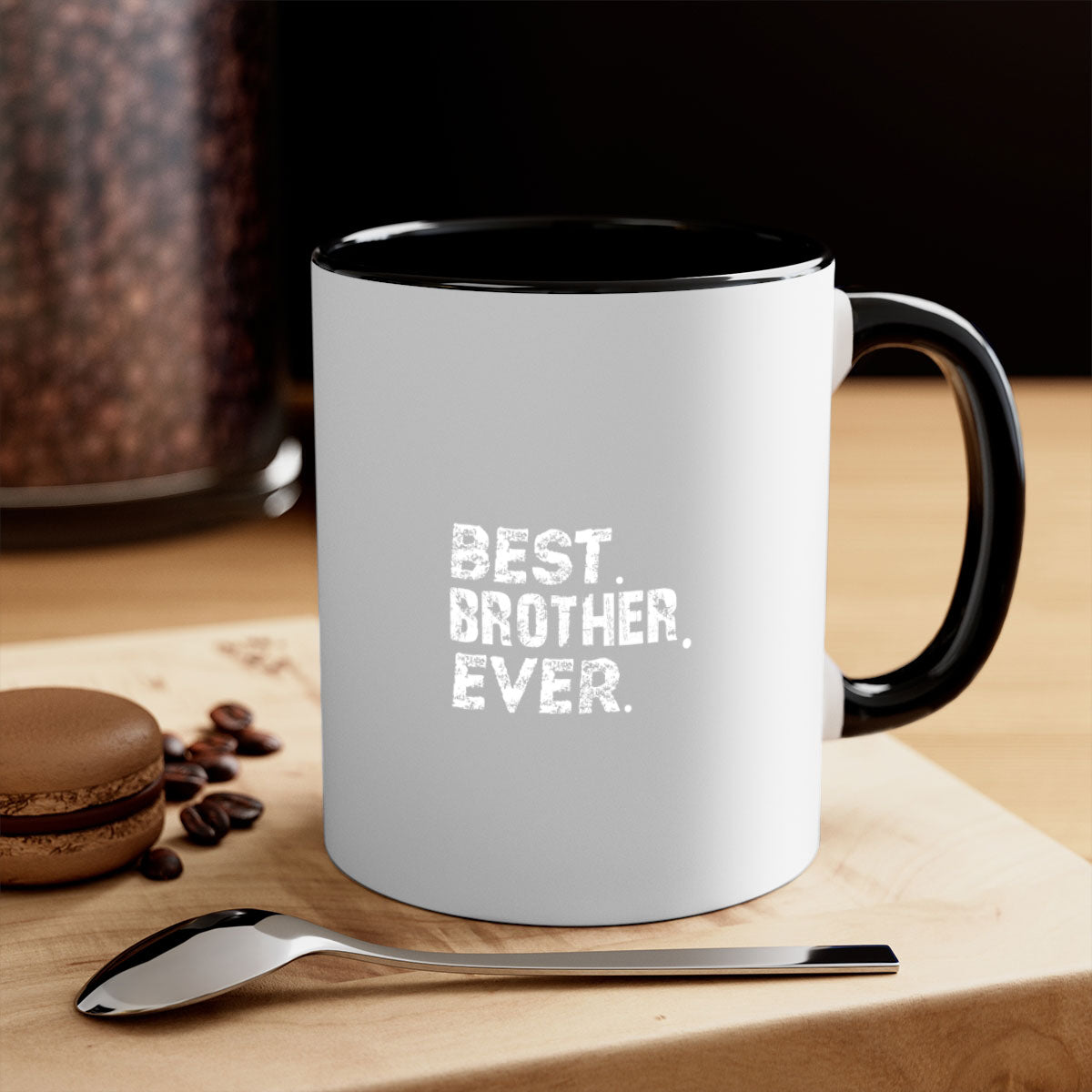 Best brother everz 2# mug with colorful handle and glossy finish, available in multiple colors and sizes.