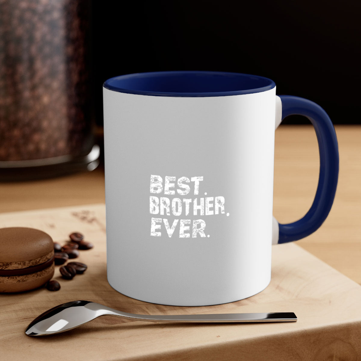 Best brother everz 2# mug with colorful handle and glossy finish, available in multiple colors and sizes.