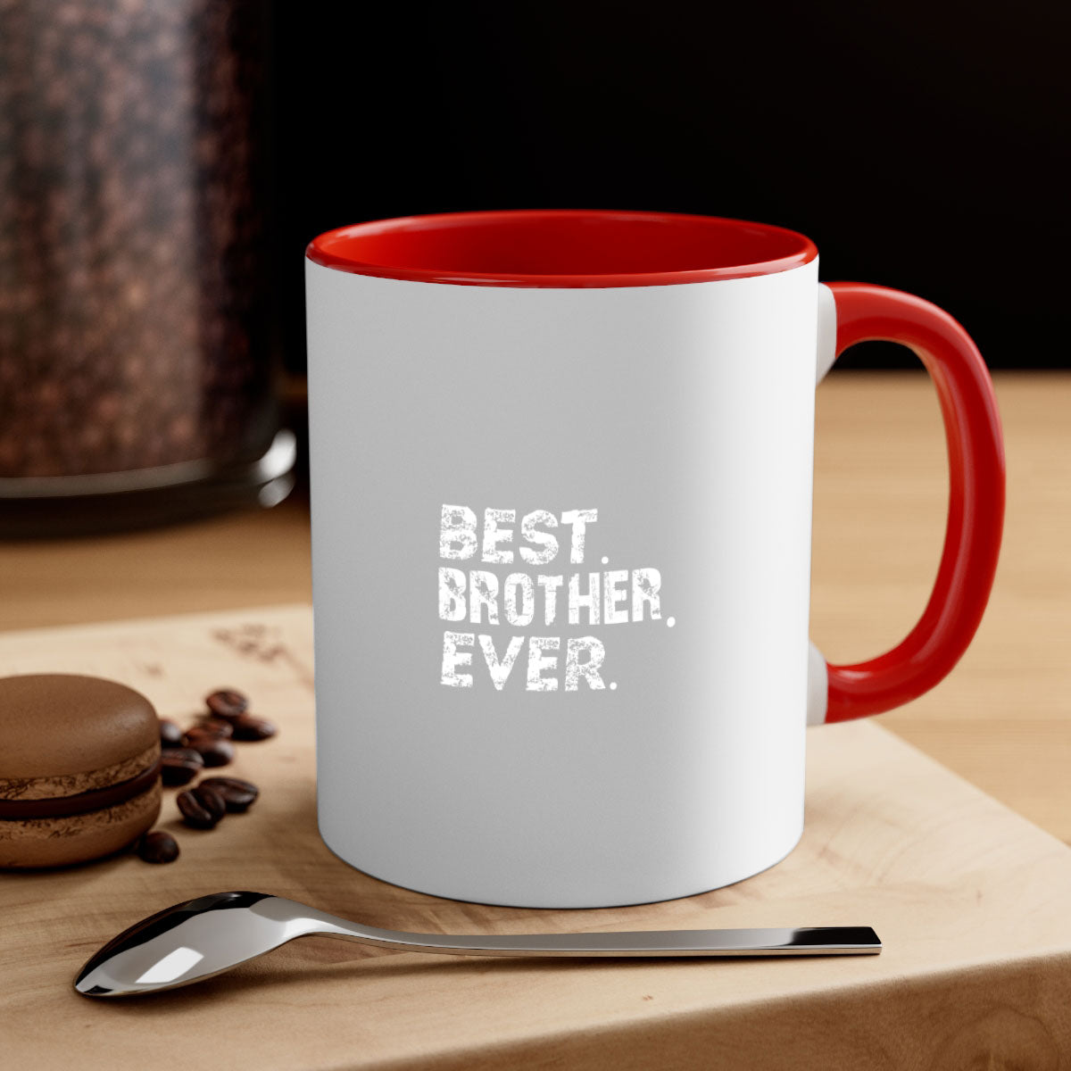 Best brother everz 2# mug with colorful handle and glossy finish, available in multiple colors and sizes.