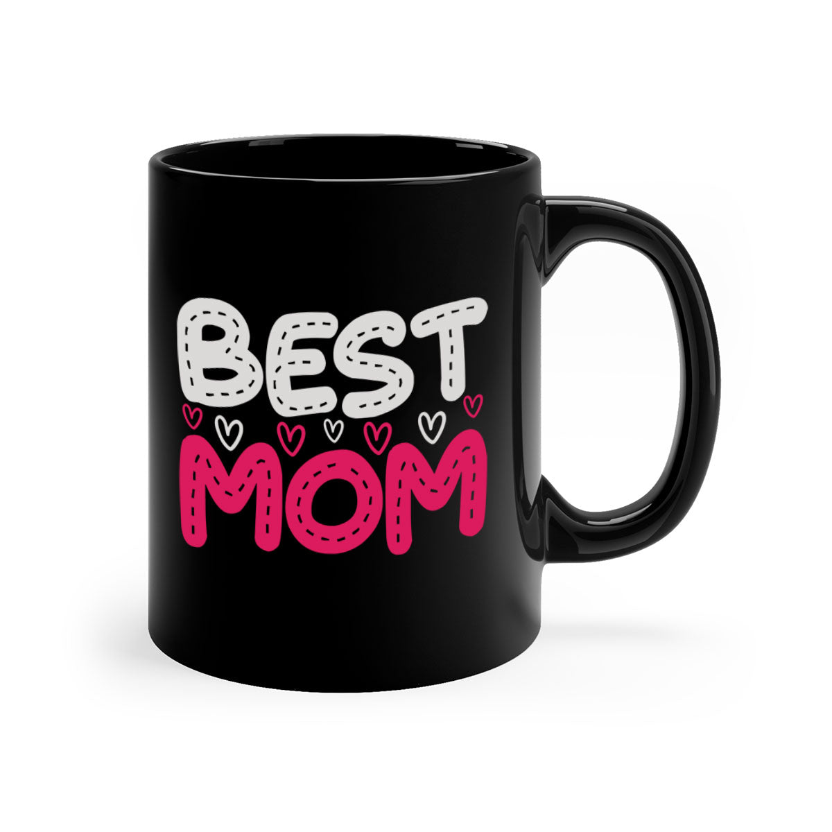 Best mom 202# Mug featuring a glossy finish, colored handle, and interior, available in five colors and two sizes.