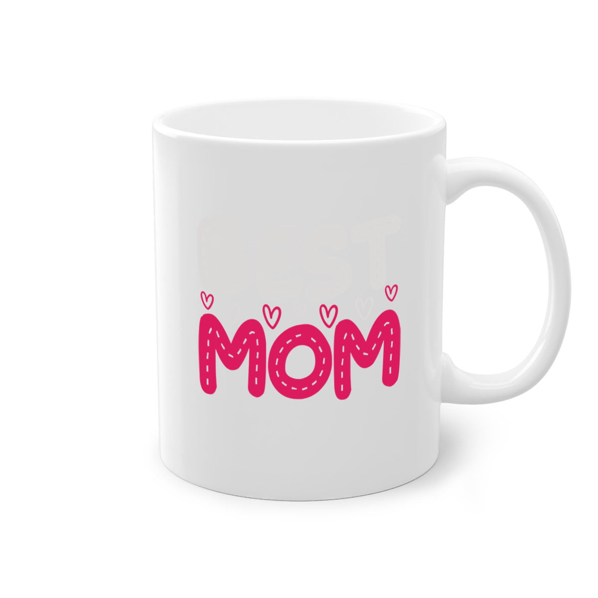 Best mom 202# Mug featuring a glossy finish, colored handle, and interior, available in five colors and two sizes.