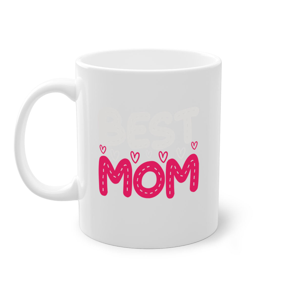 Best mom 202# Mug featuring a glossy finish, colored handle, and interior, available in five colors and two sizes.