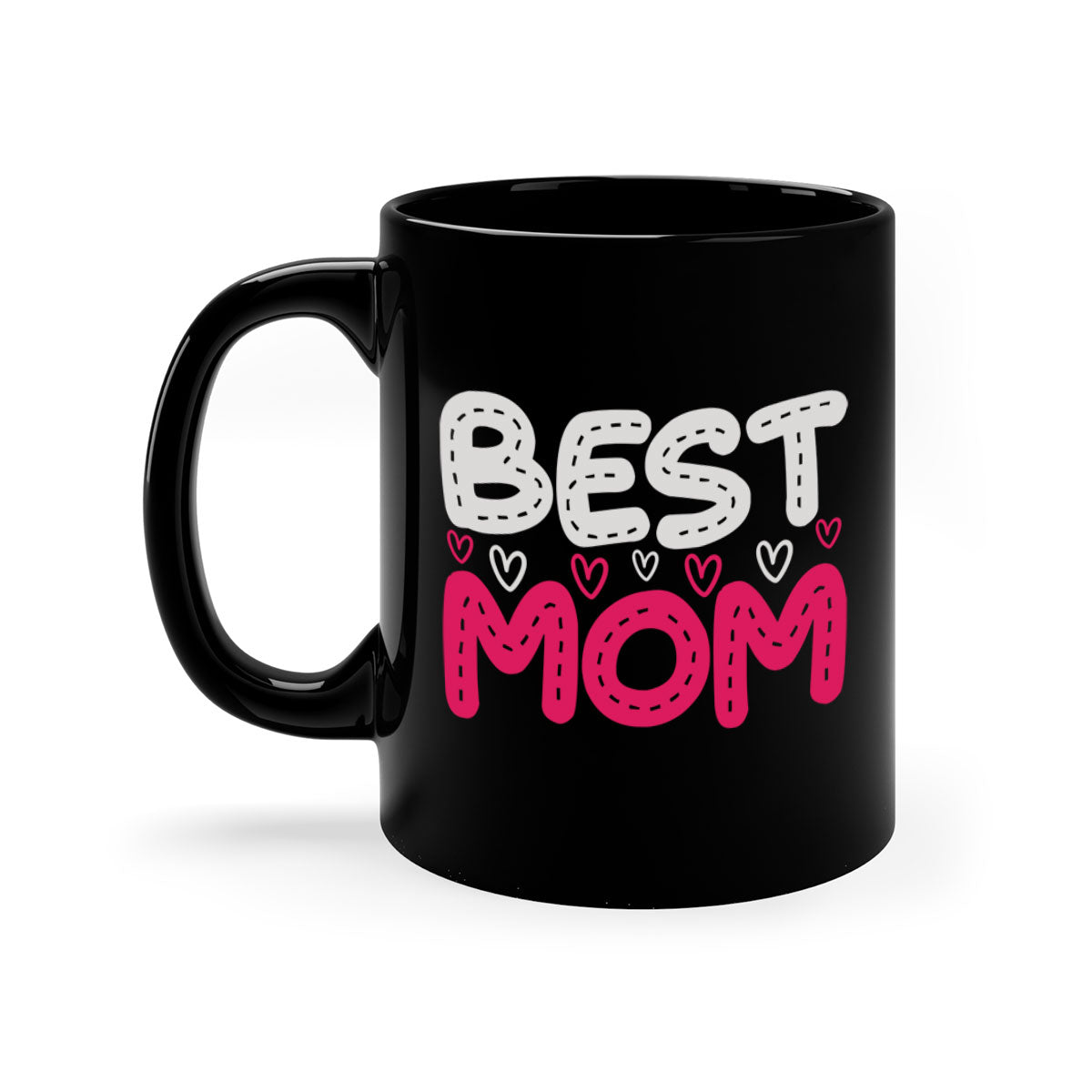 Best mom 202# Mug featuring a glossy finish, colored handle, and interior, available in five colors and two sizes.