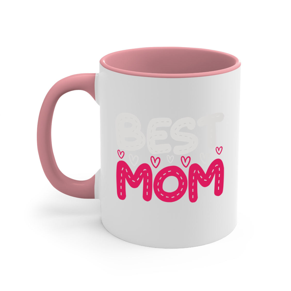 Best mom 202# Mug featuring a glossy finish, colored handle, and interior, available in five colors and two sizes.