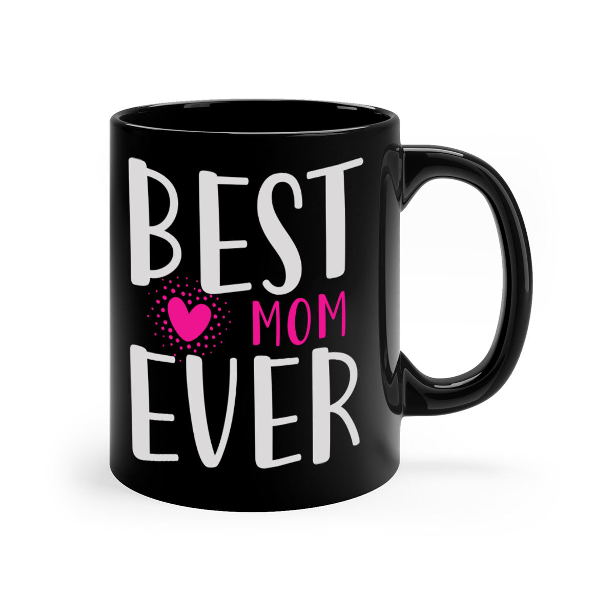 Best mom 203# Mug with two-tone design and glossy finish, featuring a colored handle and interior.