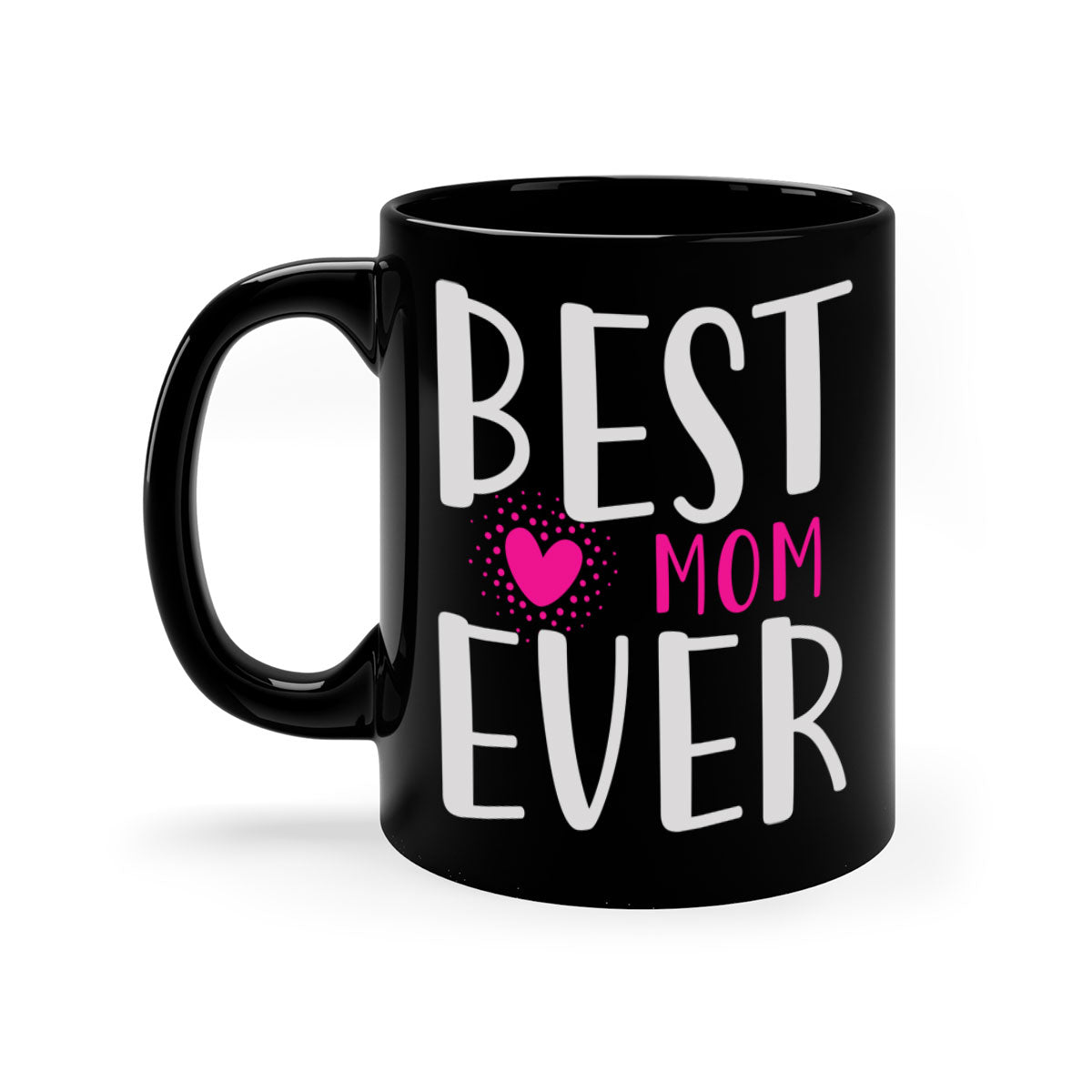 Best mom 203# Mug with two-tone design and glossy finish, featuring a colored handle and interior.